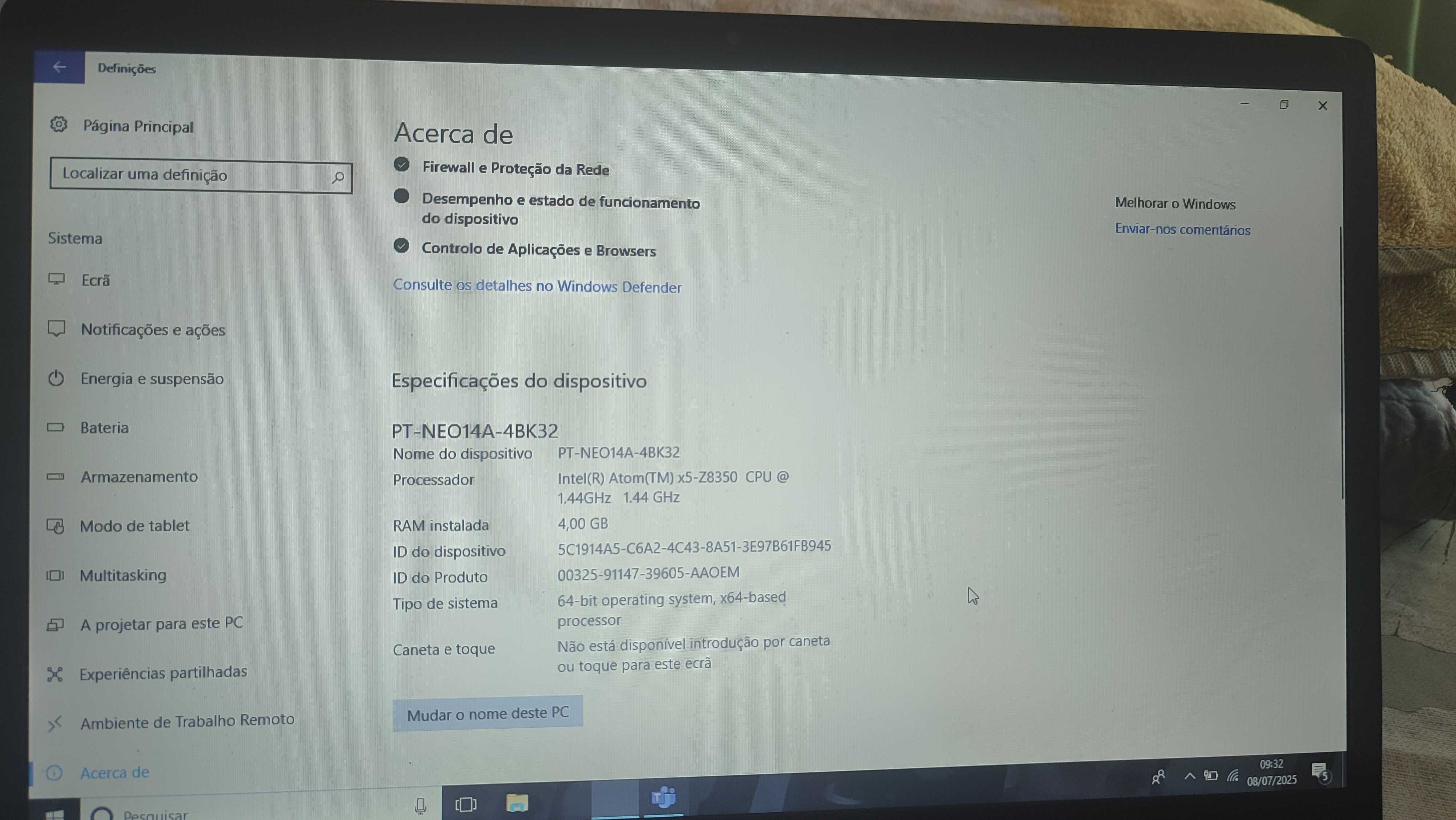 Laptop Thomson PT-NEO14A-4BK32
