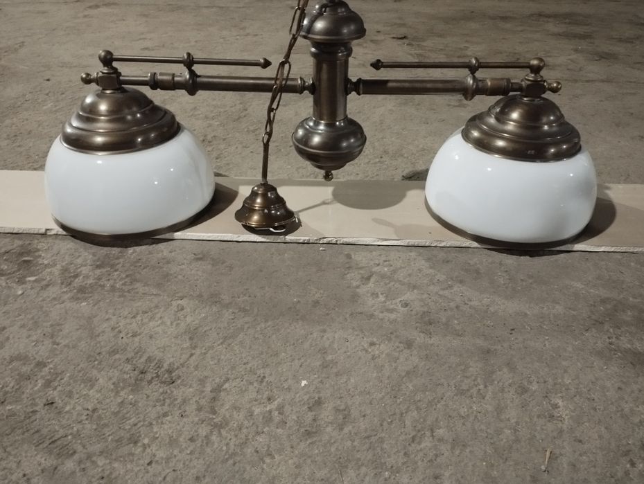 Lampa dwupunktowa Americano Coop 1850 nad stół regulowana szerokość