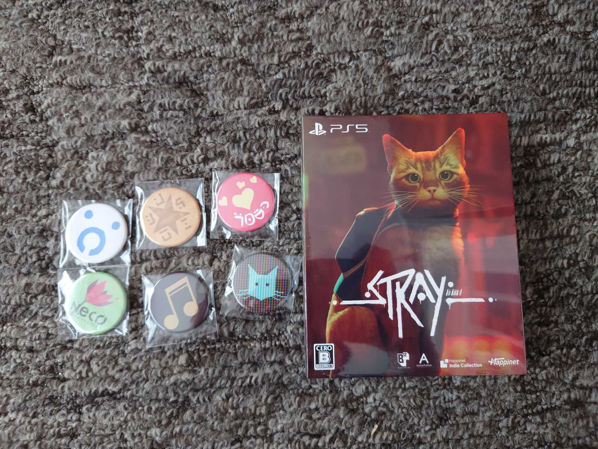 PS5  Игра Stray Special Edition с бонусом в виде пинов. PlayStation 5