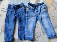 Zestaw 2 dżinsow jeans 92/82 next denim co