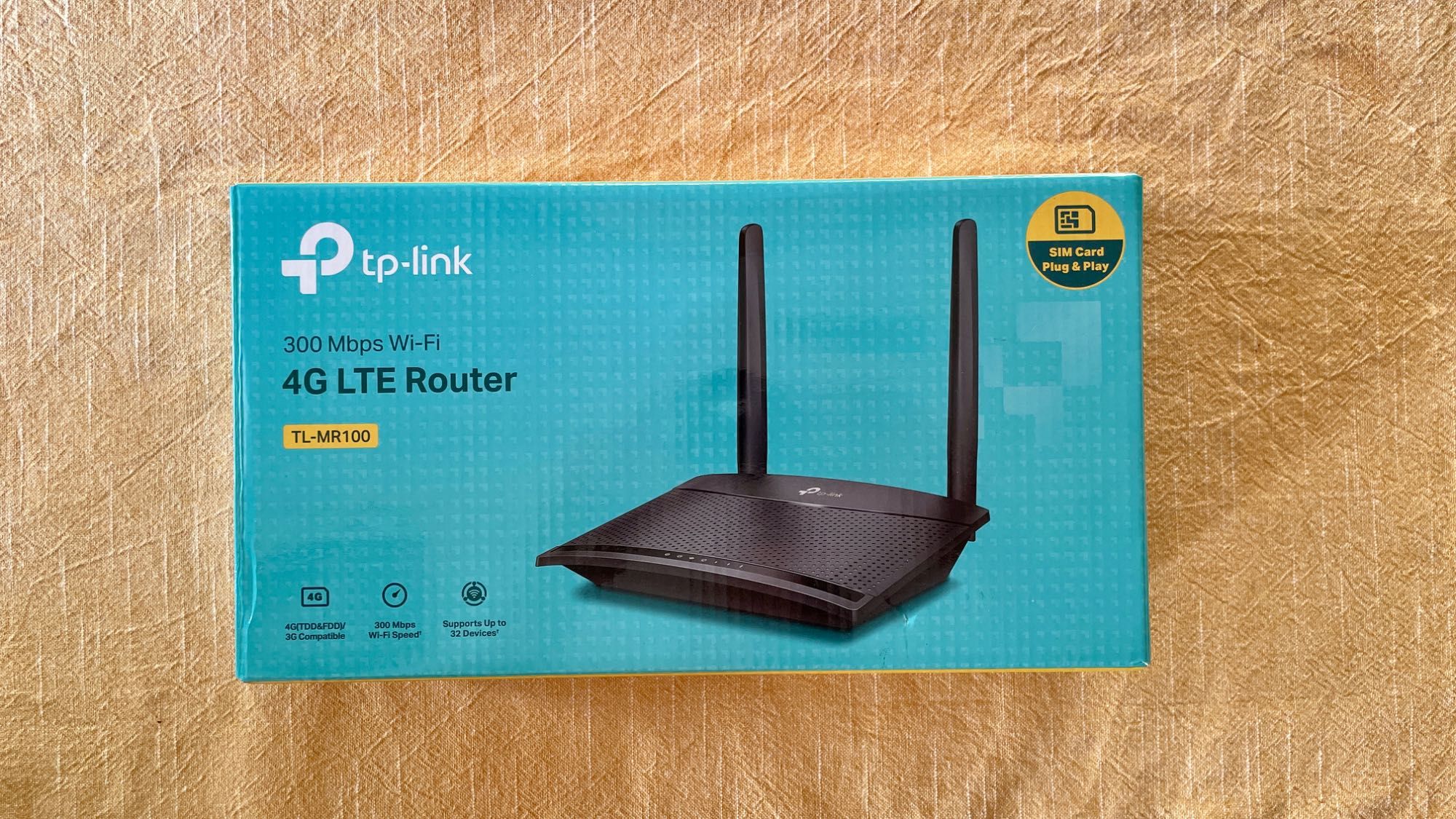 TP-Link TL-MR100, Router 3G/4G, 300 Mpbs, MicroSim, Ethernet LAN / WAN