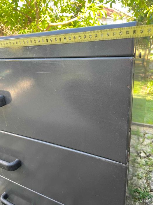 Ficheiro metálicas, 3 gavetas multiuso, marca KEMEN, com rodas