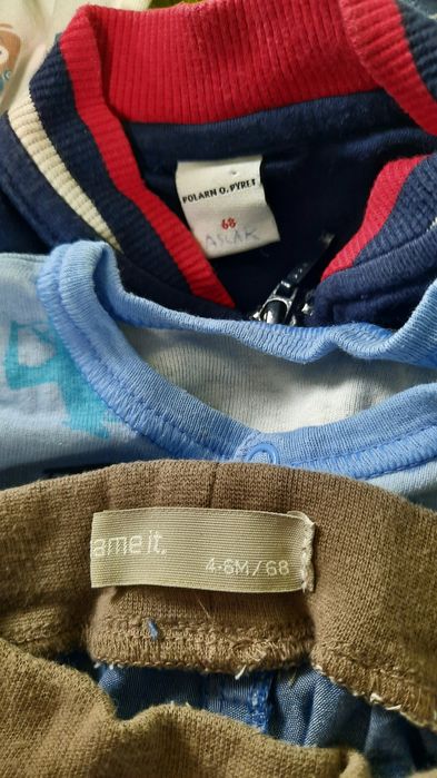 Pakka ubrań markowych r.62,68,chłopiec, Pop,Name it, Molo zestaw,jak n