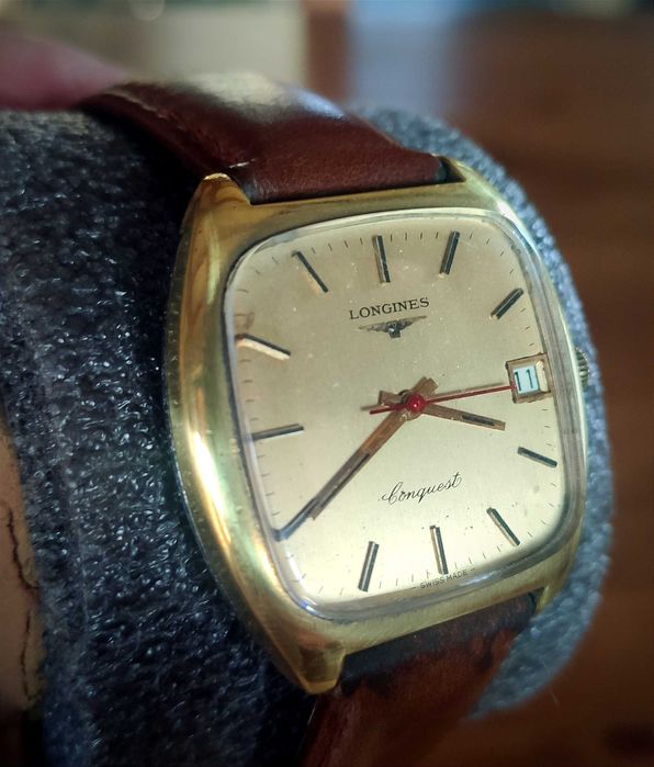 Longines conquest vintage z pudełkiem męski zegarek made in swiss