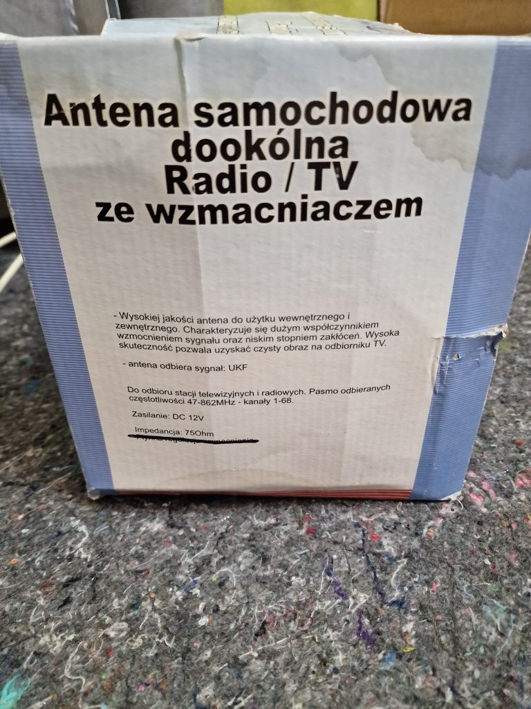 Antena Sunker Ant 0354 dookólna radio TV ze wzmacniaczek