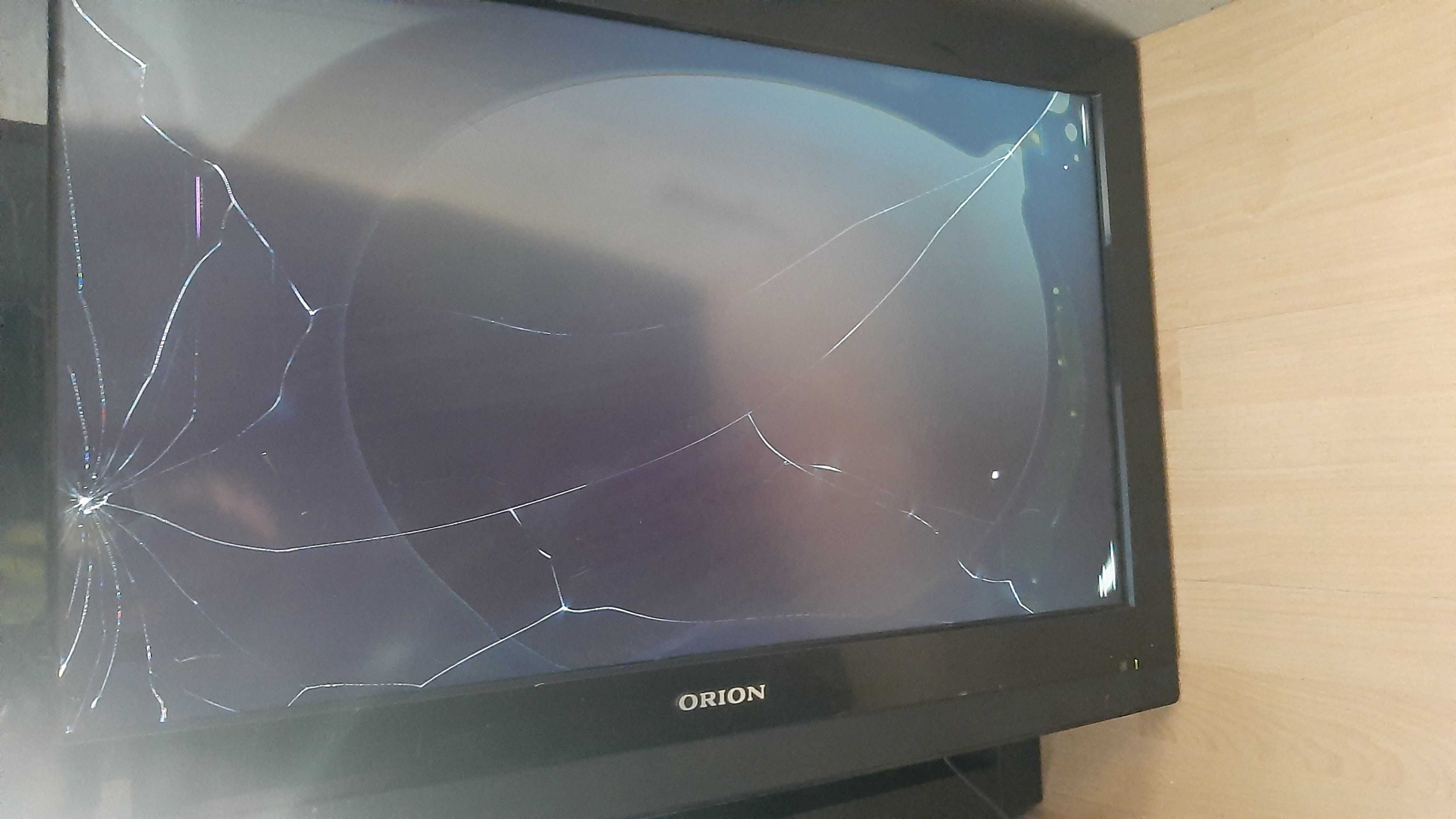 Telewizor LCD Orion TV32FX100D uszkodzony ekran