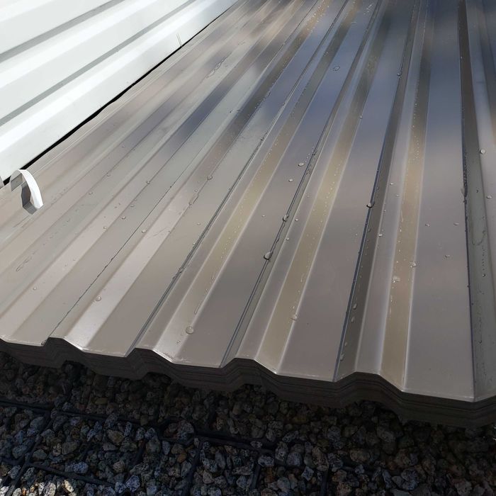 Blacha powlekana szara trapezowa na dach