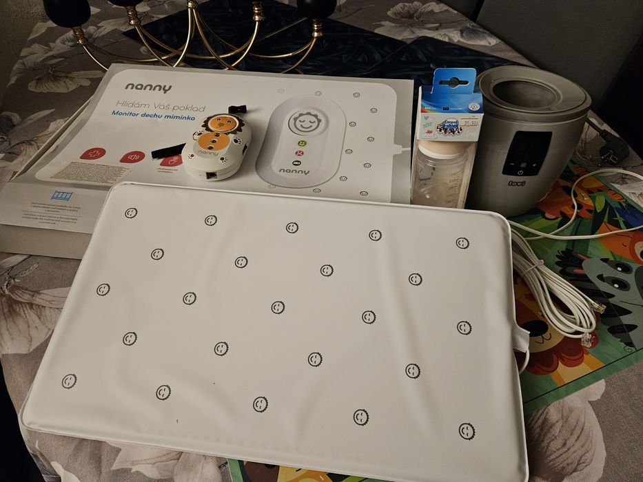 Komplet dla niemowlaka: monitor bezdechu, podgrzewacz + gratis Okazja!