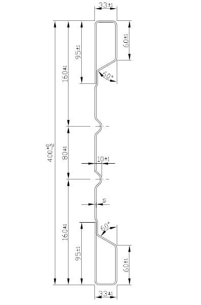Panel burtowy wysokość 40 cm do sam dostawczego ciężarowego