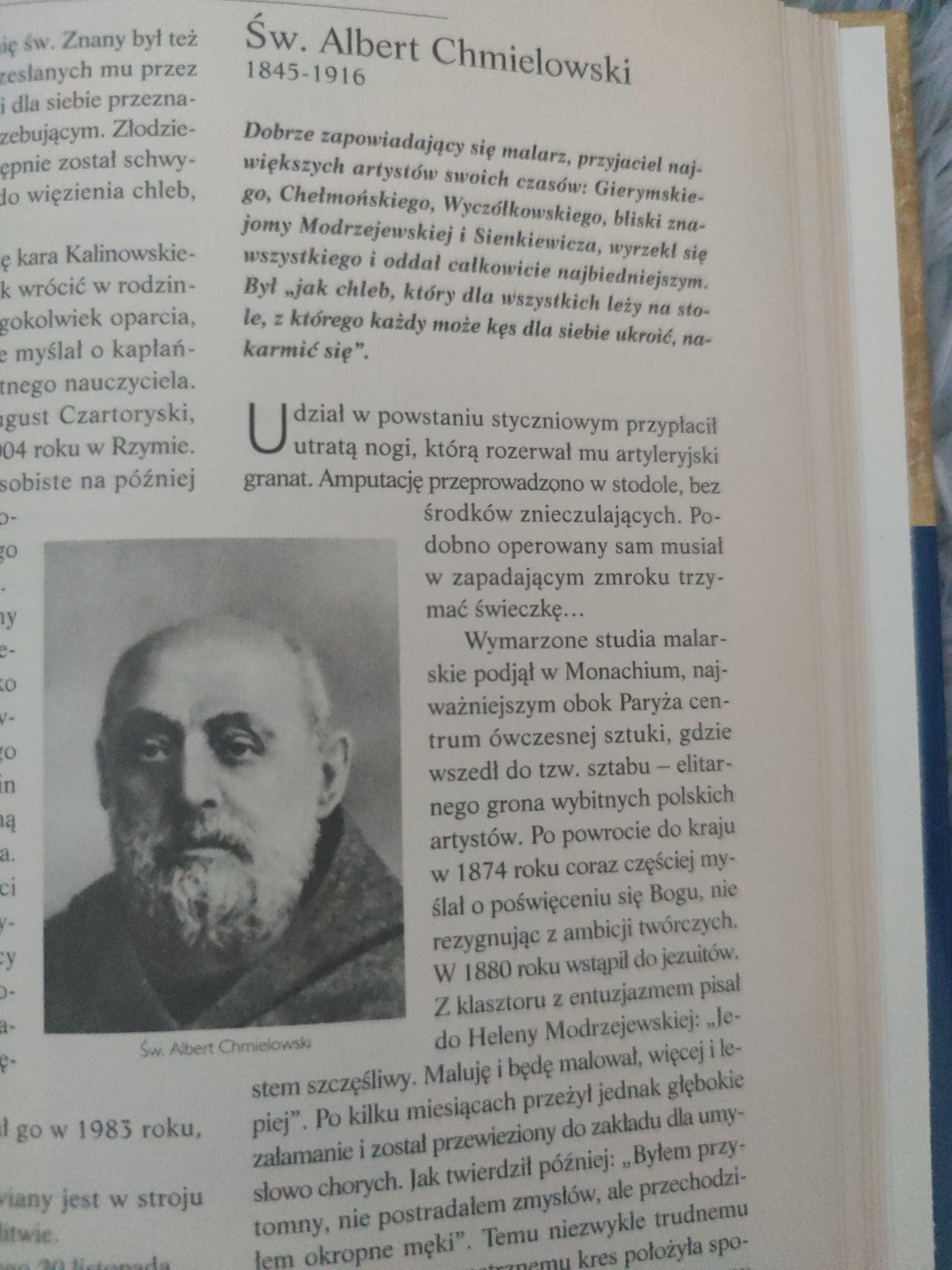 Książka Poczet świętych i błogosławionych B. Mazur