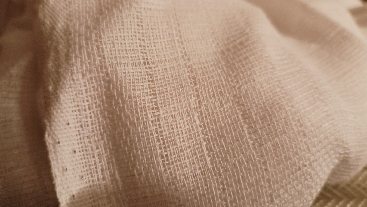 Tetra tkanina tetrowa 10m x 0,8m końcówka z beli