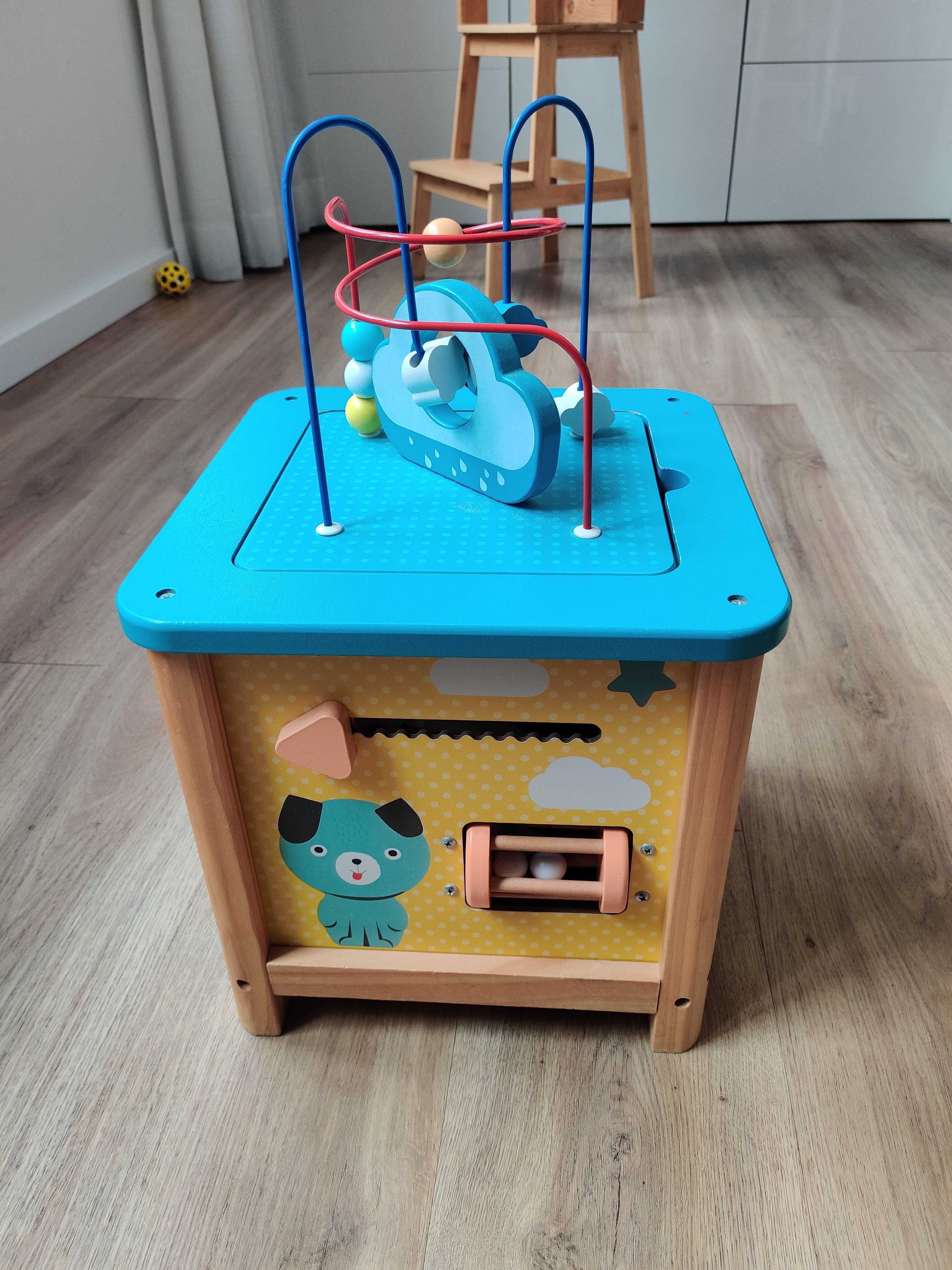 Cubo de atividades, em madeira - Vertbaudet