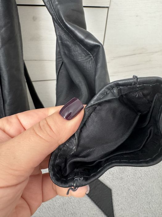 Жіночій базовий шкіряний жакет  куртка в стилі Massimo Dutti