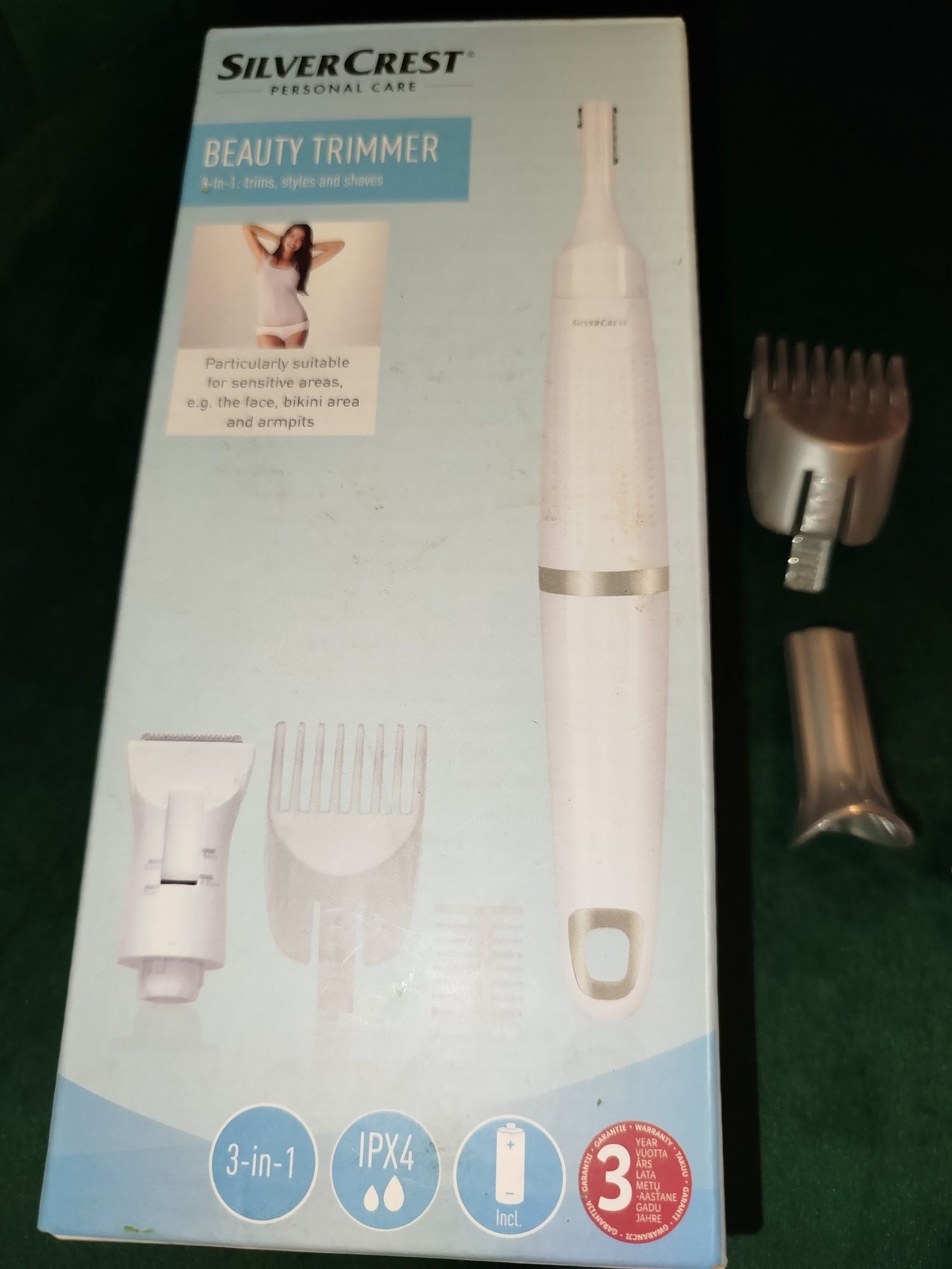 Silvercrest 3w1 beauty trimmer