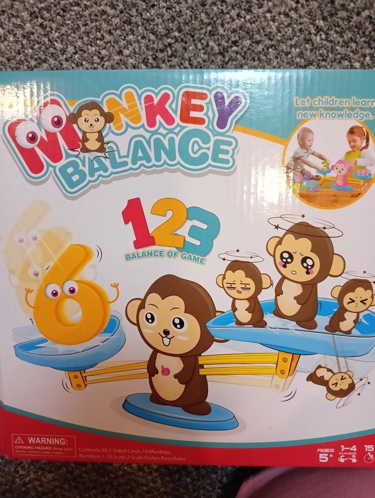 Gra waga  z małpkami Monkey Balance