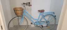 Bicicleta cidade azul