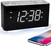 iTOMA radio z budzikiem, cyfrowe radio FM (CKS507) USB, Bluetooth,