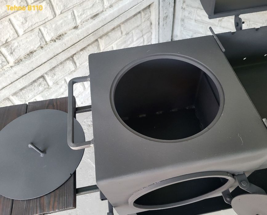 ХІТ! 5мм! 4в1! Мангал Коптильня Смокер Барбекю / Печь под Казан