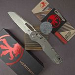 Microtech MSI Fluted Natural Clear Aluminum Stonewash + Lynch кліпса