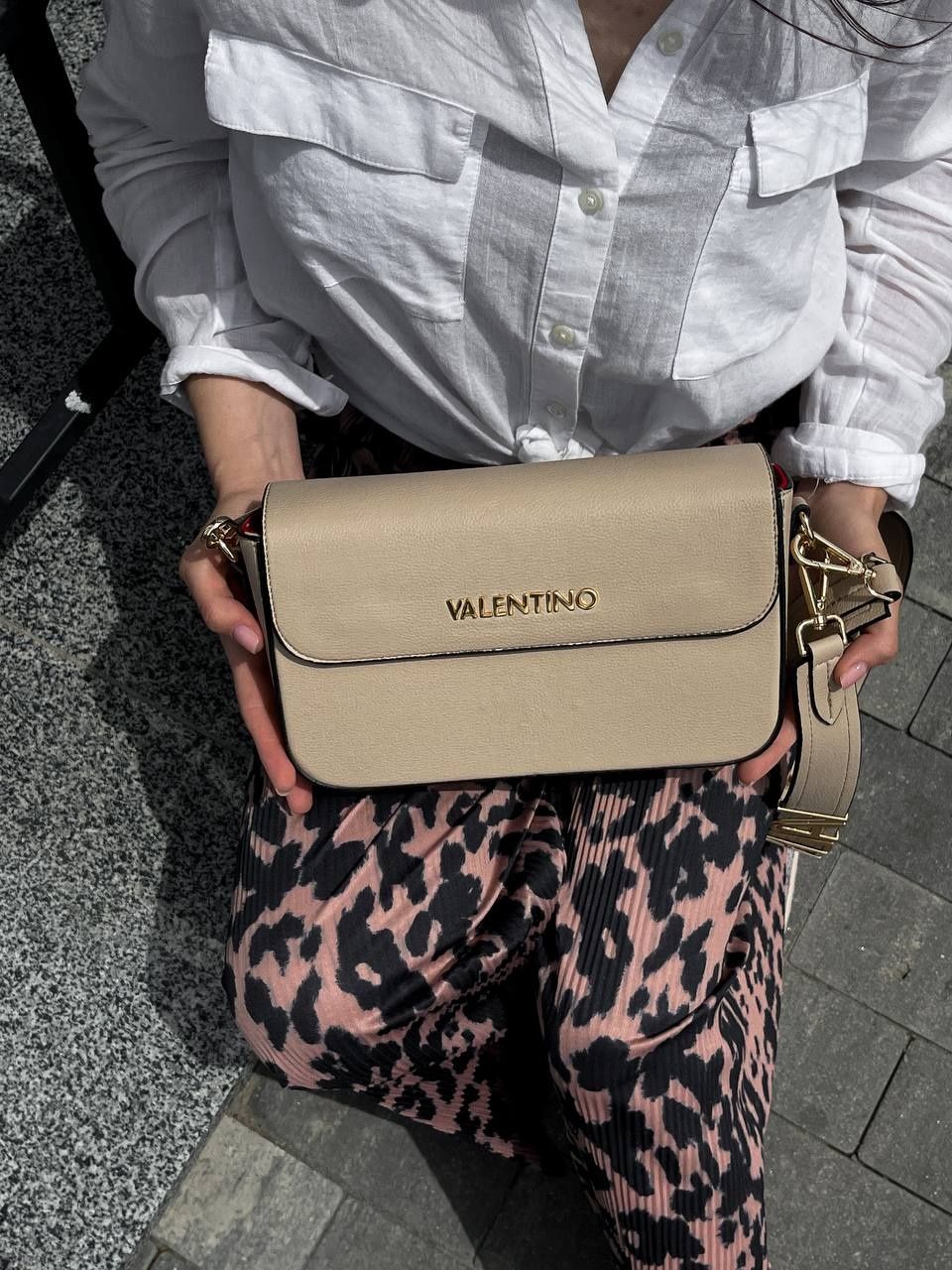 сумочка Valentino Alexia Beige Bag