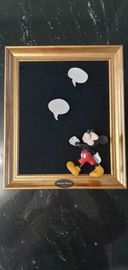 Piękny unikatowy obrazek przestrzenny Mickey Mouse Walt Disney