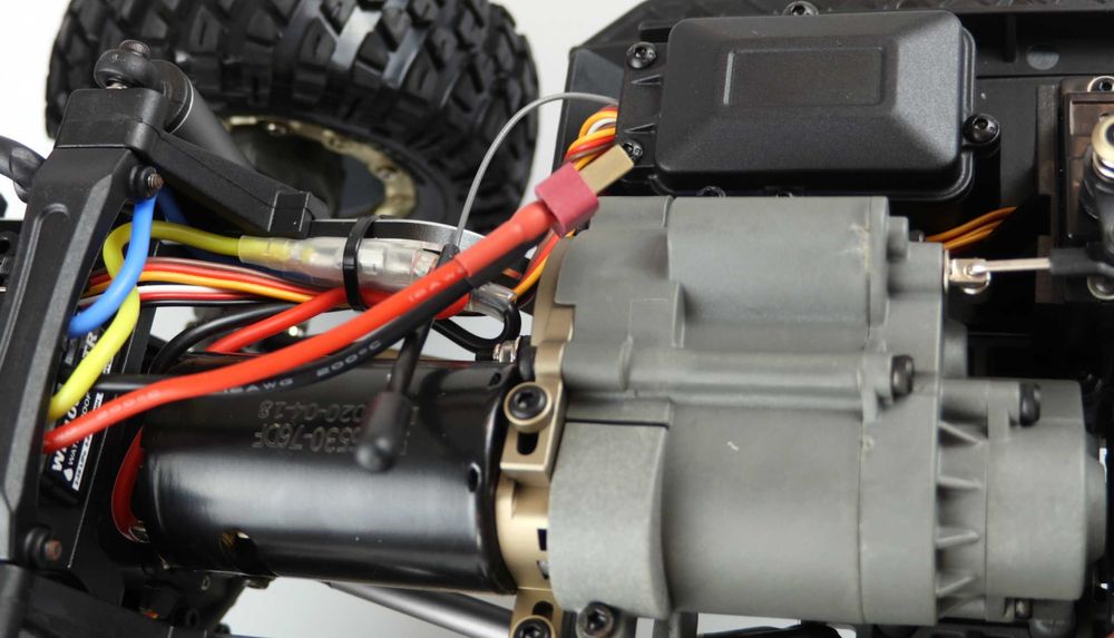 Zdalnie sterowany Land Cruiser do Crawlingu 4x4 z blokadami 1:10 skala