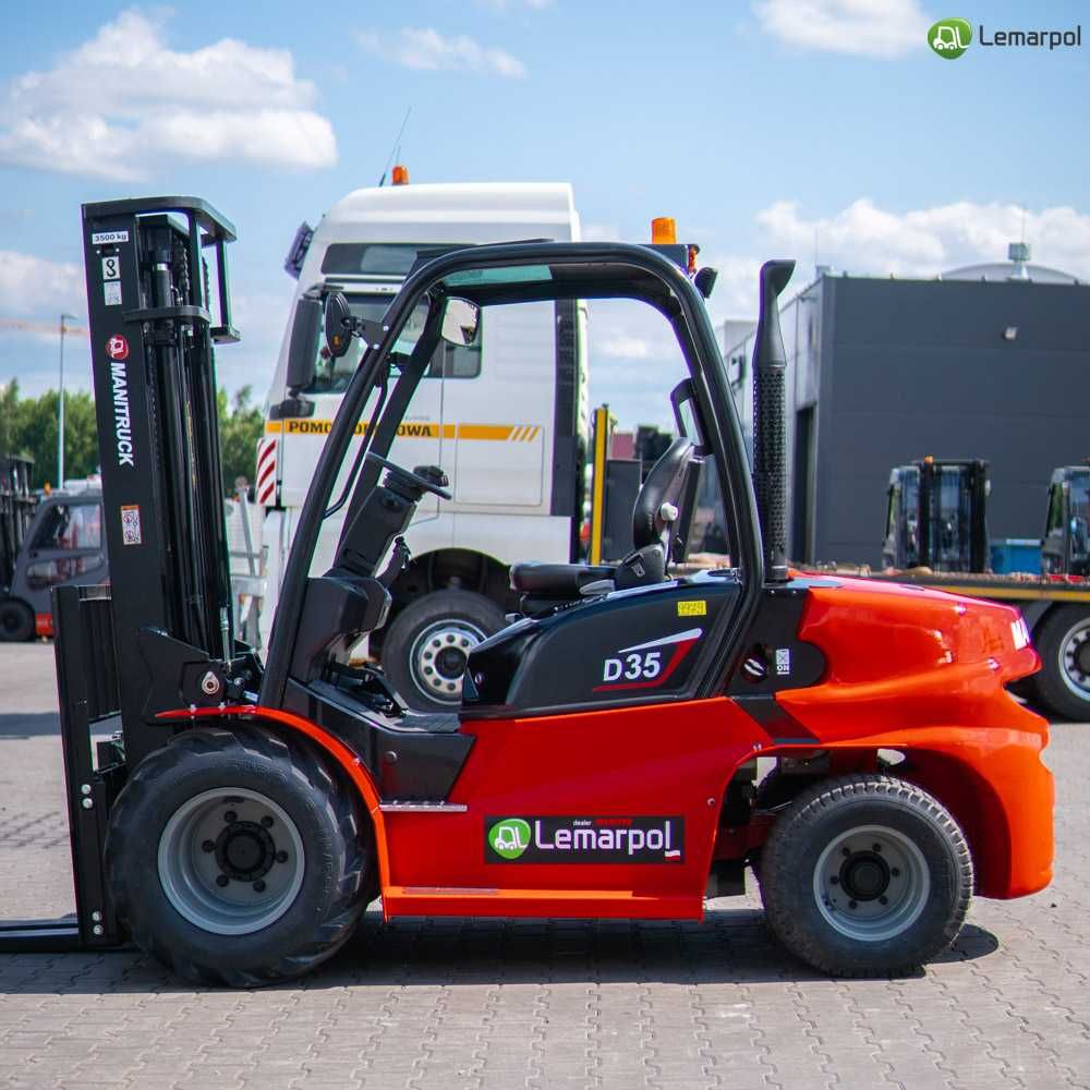 Nowy wózek widłowy Manitruck 3,5t  - półterenowy