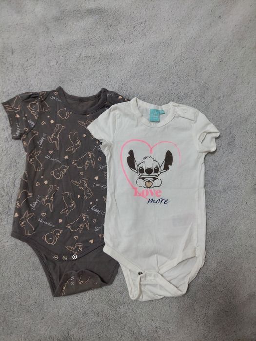 Zestaw body dla dziewczynki 2 szt  r 80