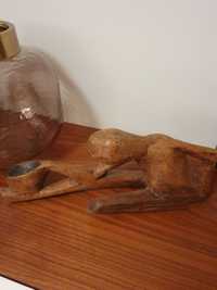 Stara rzeźba afrykańska rękodzieło drewno