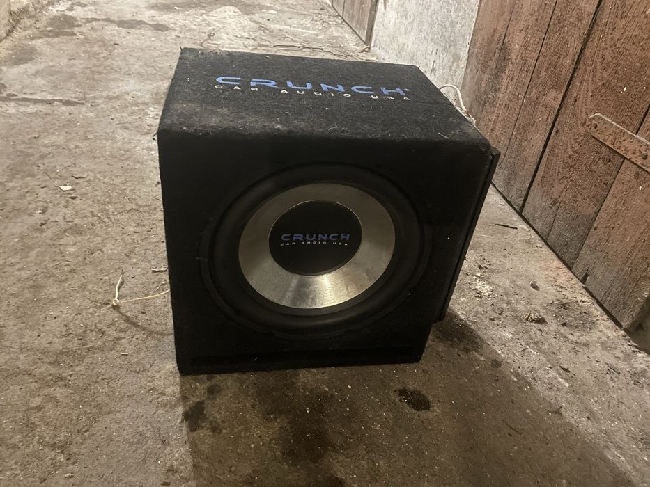 Suboofler oraz zmaczniacz  crunch