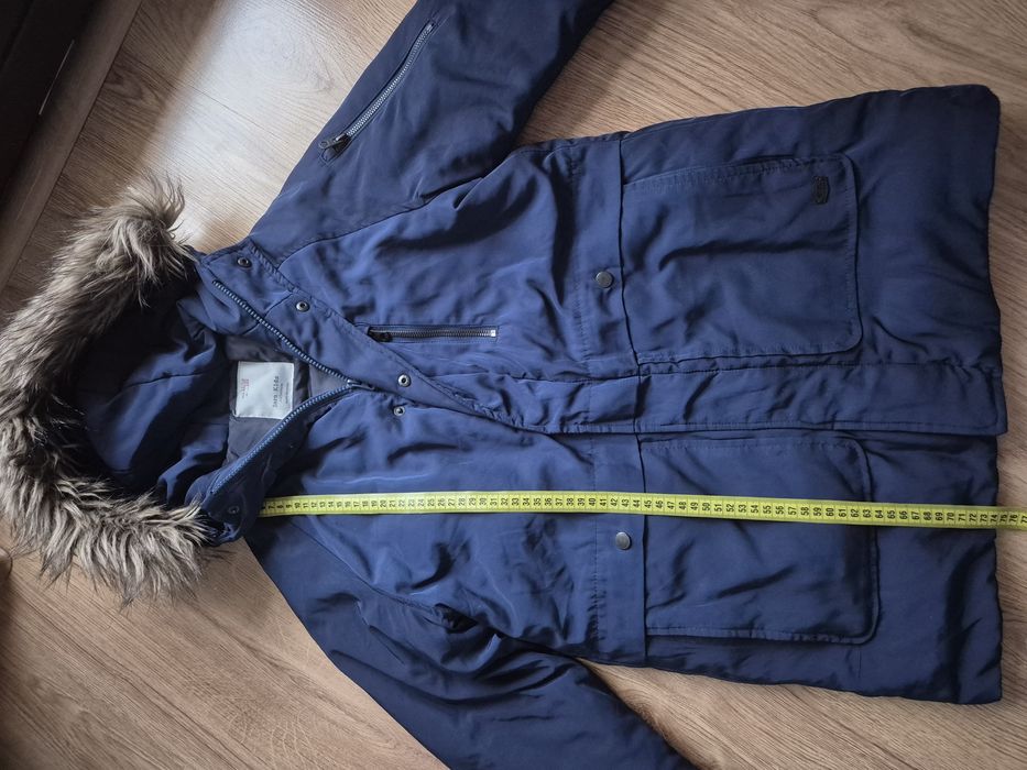 Chłopięca zimowa kurtka parka ZARA 152
