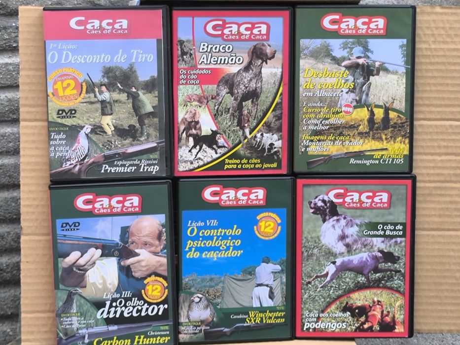 30 DVDs  de caça