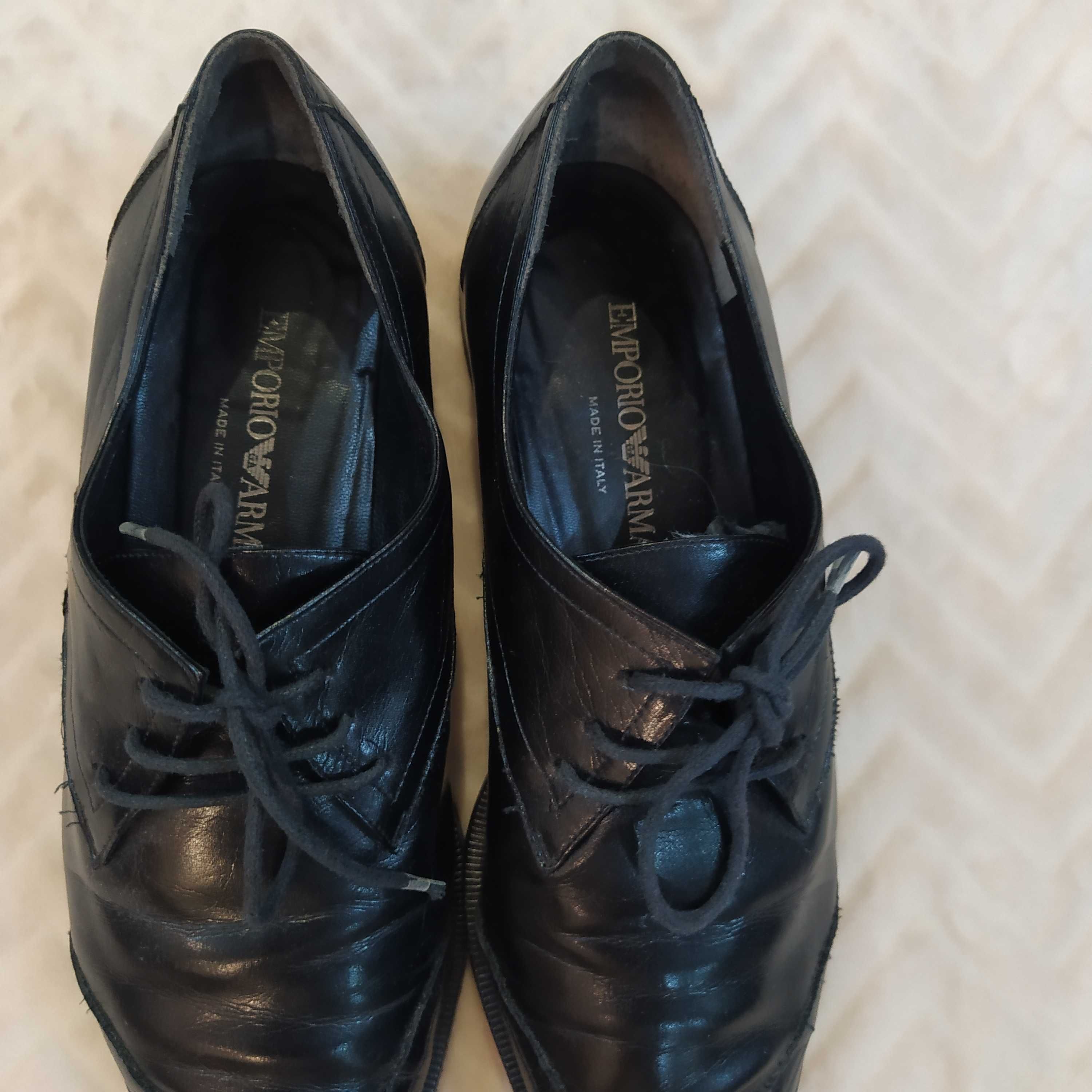 Emporio Armani półbuty oxfordy brogue roz.37