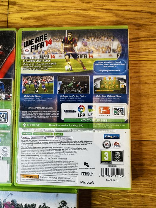 Game for xbox 360 zestaw