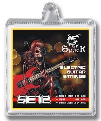 Struny do gitary elektrycznej Spock SE12 (09-42) komplet strun SE-12