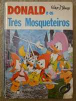 Livro Banda Desenhada Donald e os três Mosqueteiros