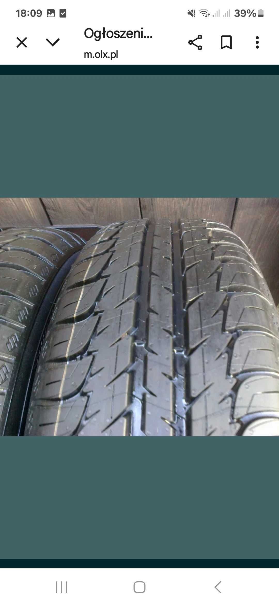 Opony letnie Kleber 185/65/15. Super stan. NOWE