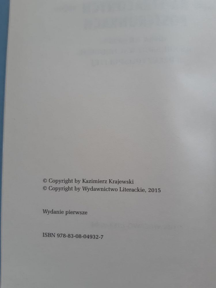 K. Krajewski „Na straconych posterunkach”