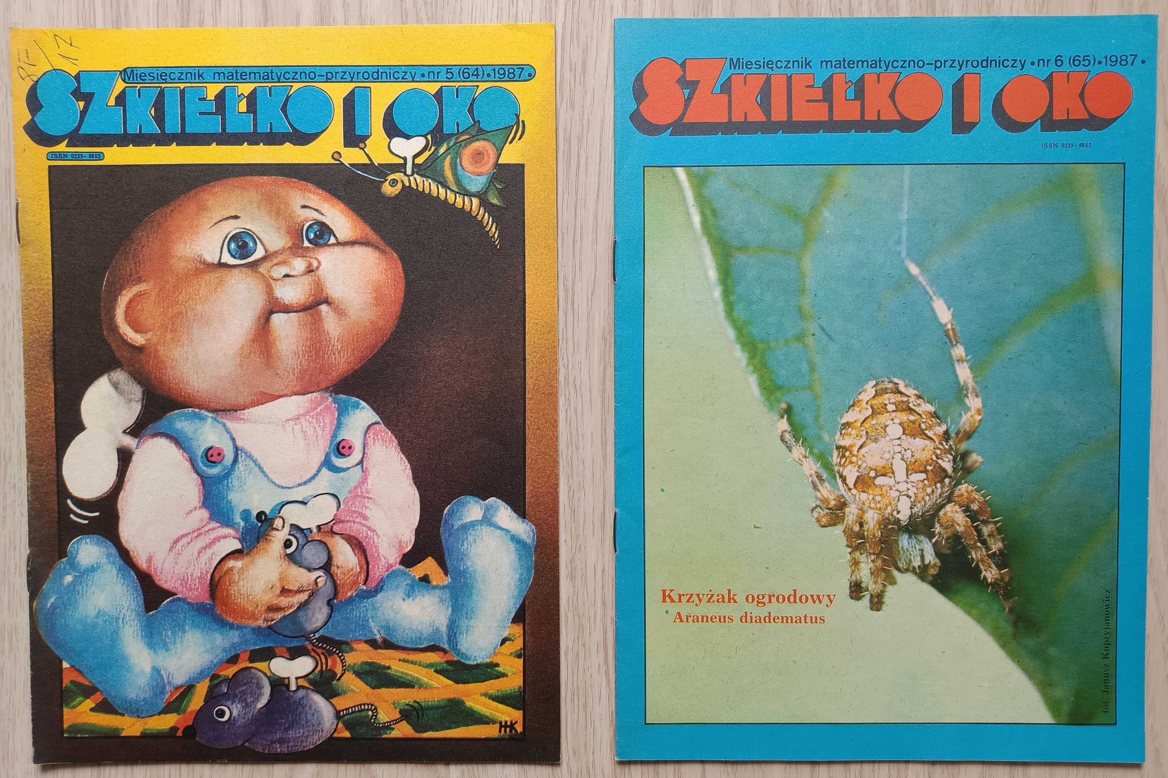 Czasopismo naukowe dla dzieci "Szkiełko i Oko" rocznik 1987