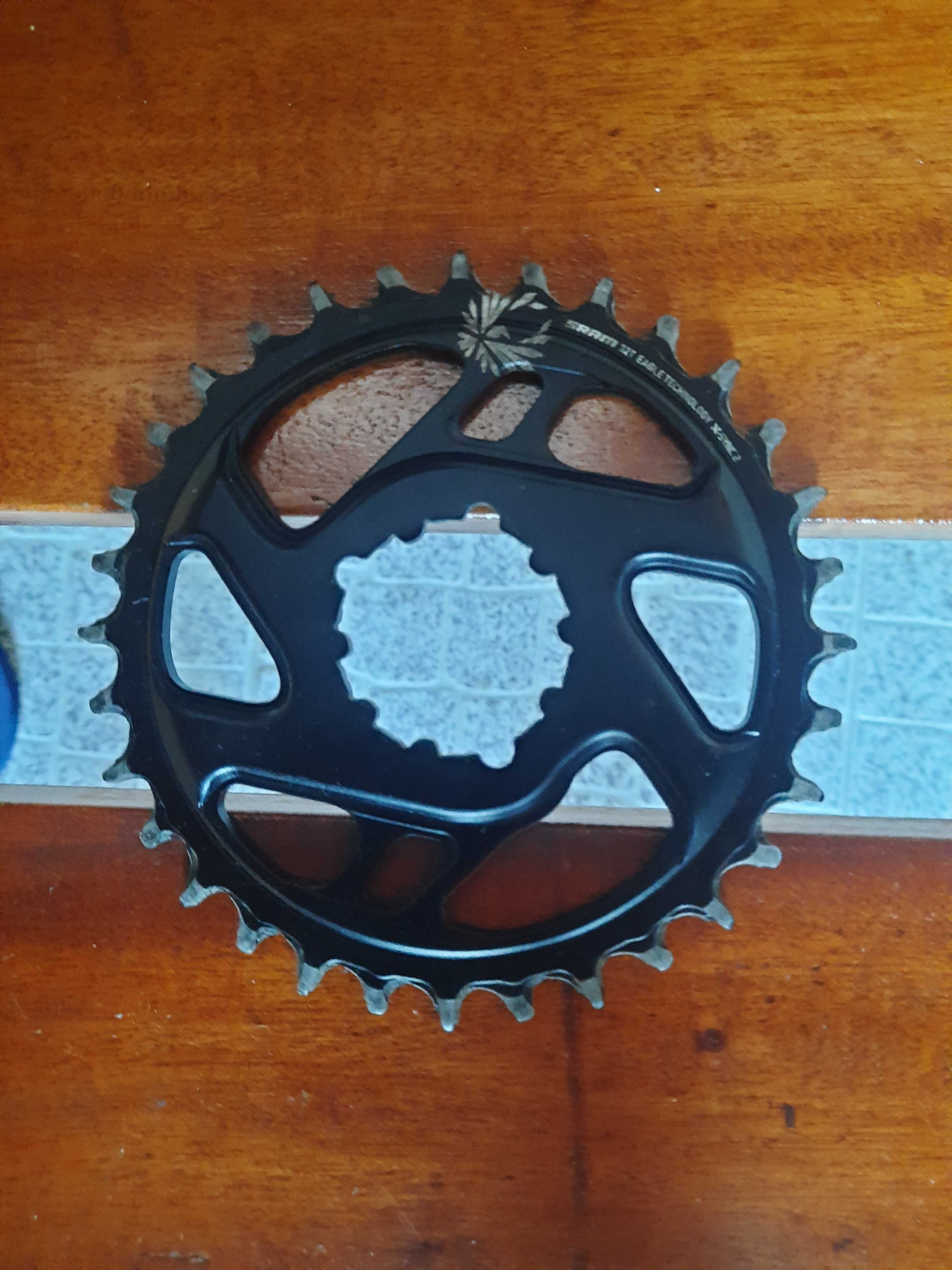 Desviador e manipulo Sram e pratos (12V)