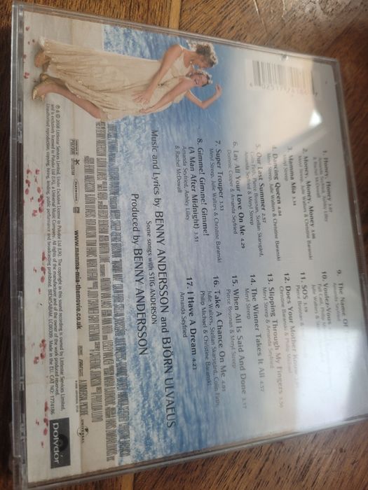 CD Mamma Mia Soundtrack 2008 Litlestar/Polydor