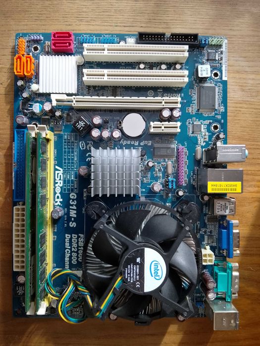 Комплект мат.плата + процесор + память