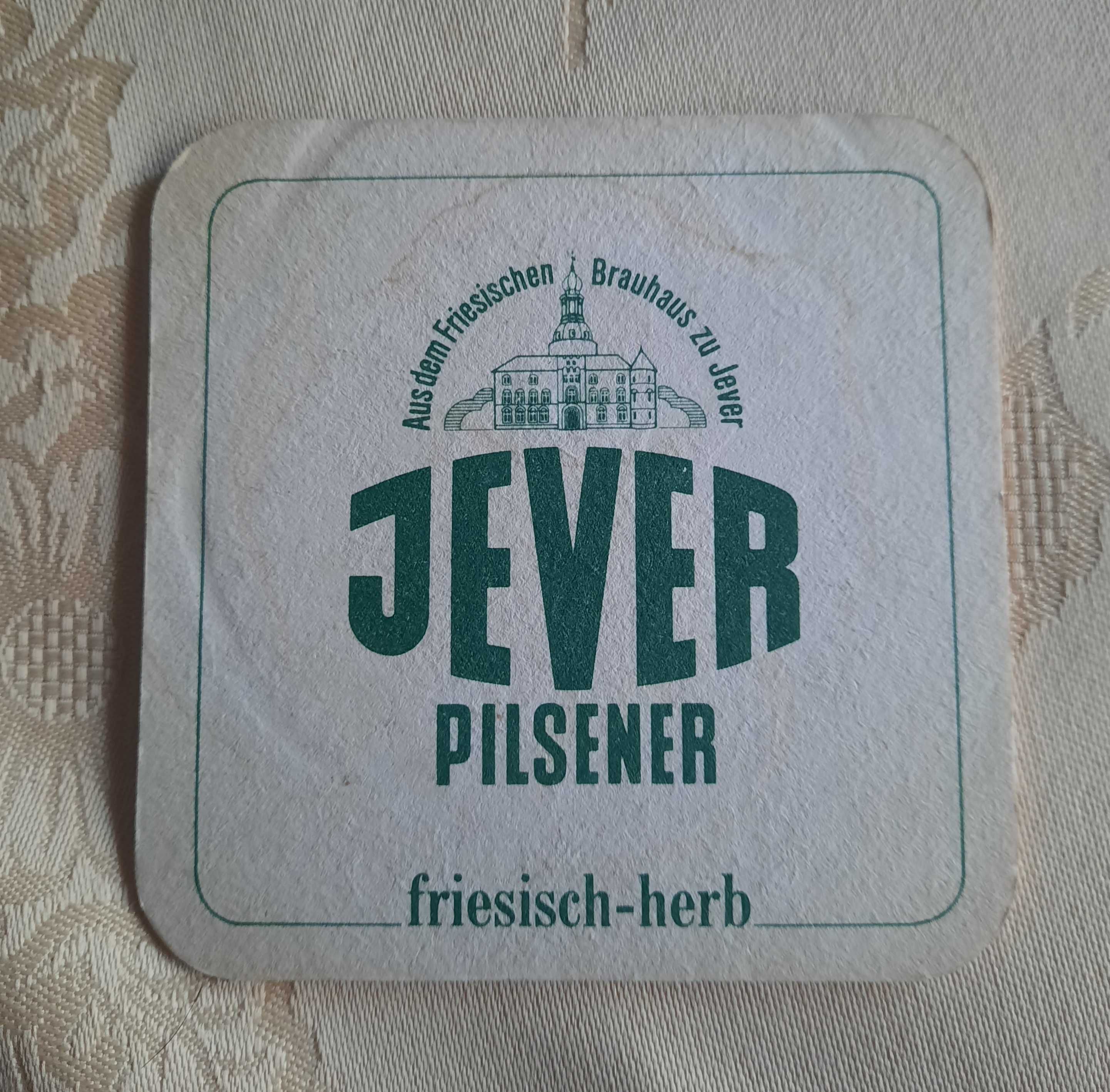 Podstawka pod piwo JEVER PILSNER, friesisch - herb - 5 sztuk