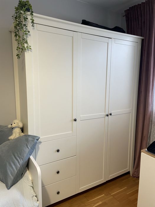 Szafa ,komplet mebli Jysk ,ikea lozko slakt-komplet