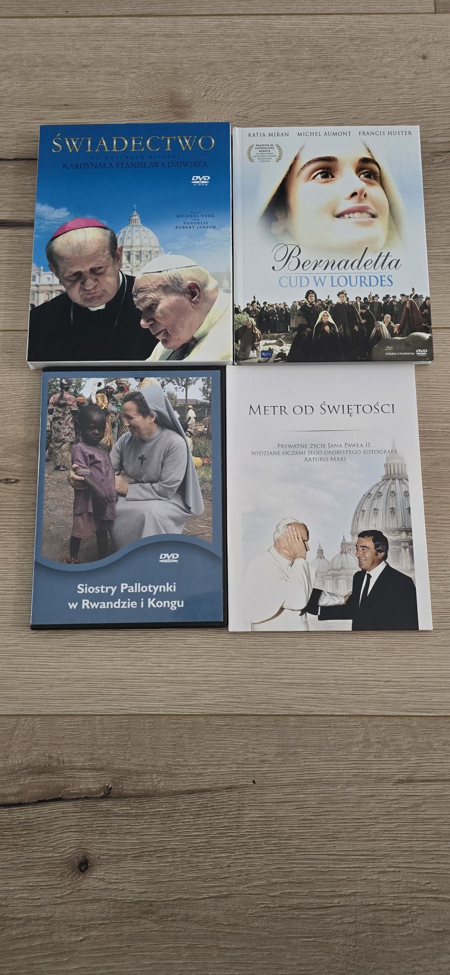 DVD filmy religijne.