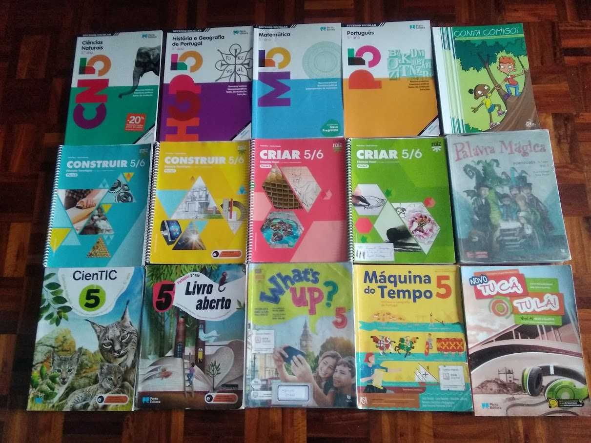 livros manuais cadernos atividades todas as disciplinas 5º 6º 7° 8° 9