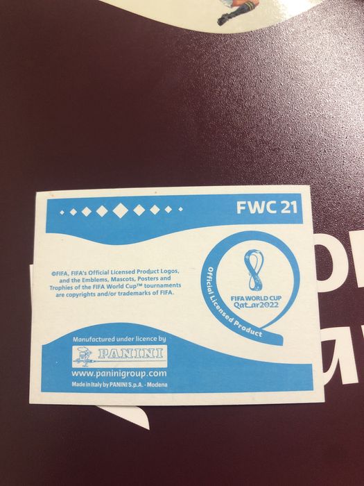 Cromo mundial Qatar 2022