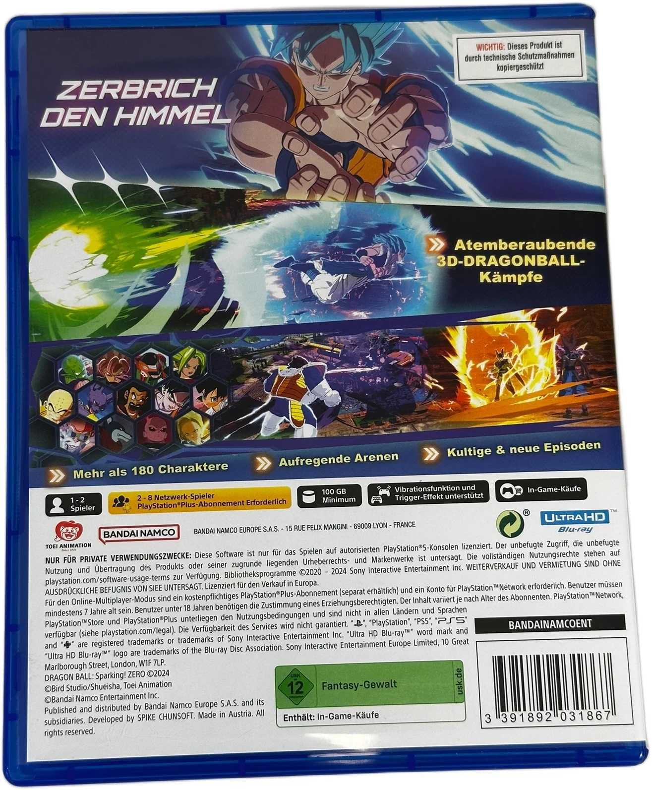 Gra Dragon Ball: Sparking zero na konsolę Playstation 5 PS5