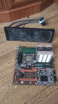 Kllisre X99 Dual Xeon E5-2678 v3 Водяное охлаждение 80 Гб ОЗУ