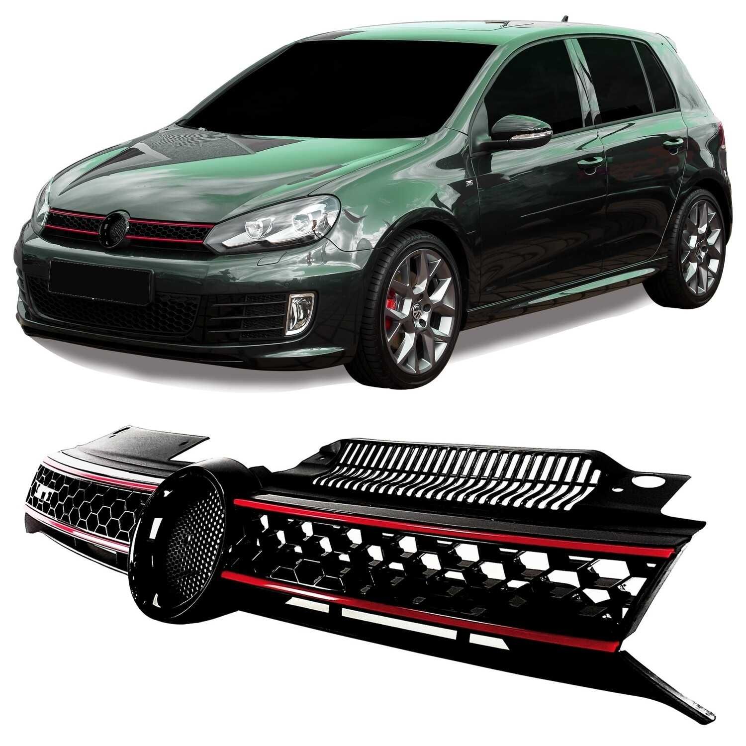 Grelha look Sport Honeycomb para Volkswagen Golf 6 de 2008 a 2012